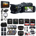 Canon Vixia HF G70 UHD 4K Camcorder (Black) + 4K Monitor + Rode Wireless GO II Mic + 2 x 64GB Memory Card + 3 x BP828 Battery + BP820 Charger + Color Filter Kit + Filter Kit + More
