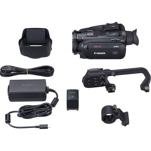 Canon XA65 Professional UHD 4K Camcorder Basic Bundle