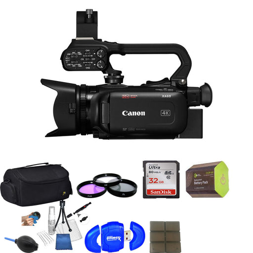 Canon XA65 Professional UHD 4K Camcorder Basic Bundle