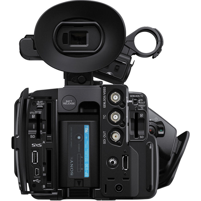 Sony PXW-X180 Full HD XDCAM Handheld Camcorder + 3PC Filter Kit + 36 PIN LED Video Light + 6FT HDMI Cable + Microfiber Cleaning Cloth