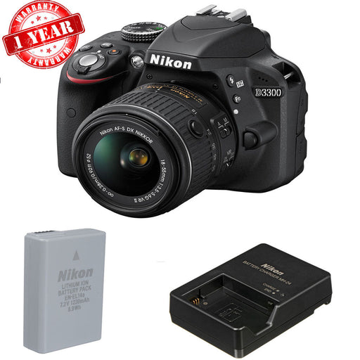 Nikon D3300/D3500 DSLR Camera with 18-55mm Lens (Black) USA