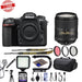 Nikon D500 20.9MP 4K 2160p DSLR Camera w/ 3.2" LCD - Built-In Wi-Fi - 10 FPS - Nikon AF-S DX 18-300mm f/3.5-6.3G Ed VR Lens - 64GB SD Card