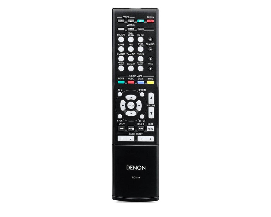 Denon IN-Command Series AVR-X1100W 7.2-Channel Network AV Receiver