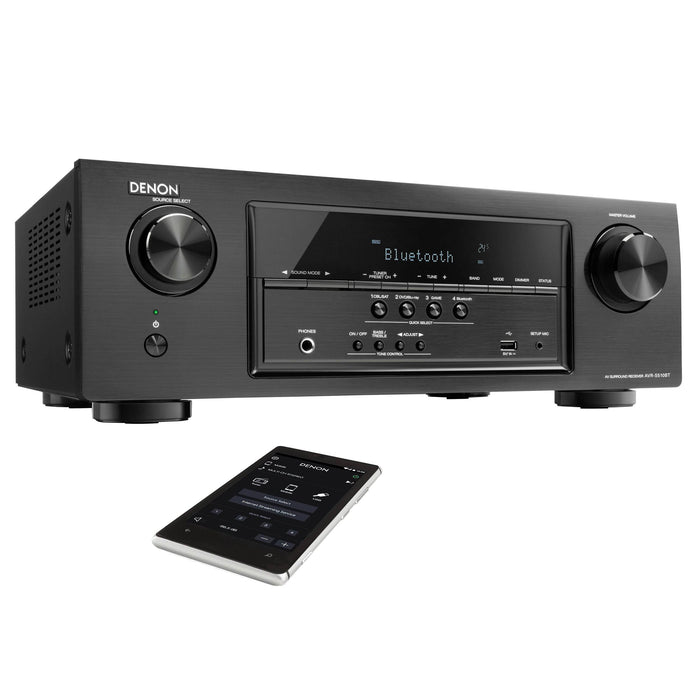 Denon AVR-S510BT 5.2 Channel Full 4K Ultra HD A/V Receiver