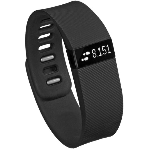 Fitbit - Charge Wireless Activity Tracker + Sleep Wristband (Large) - Black