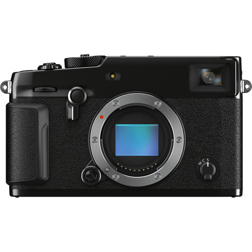 Fujifilm X-Pro3 Mirrorless Camera (Body Only, Black) + SanDisk 64GB Ultra SDXC Memory Card, V-Shaped Flash Bracket With 3 Cold Shoes, 2X Replacement Batteries &amp; Much More