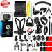 GoPro HERO6 Black 12 MP Waterproof Camera Accessories Kit w/ Carrying Case &amp; More