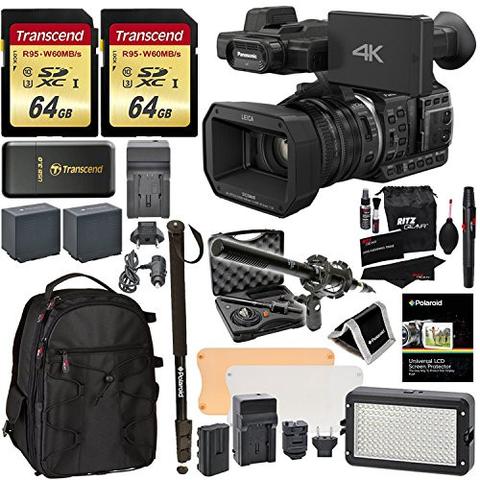 PANASONIC HC-X1000 4K-60P/50P Camcorder w/ High-Powered 20x Optical Zoom & Professional Functions Accessory Bundle