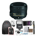Nikon AF-S NIKKOR 50mm f/1.8G Lens with Camera Backpack and Accessory Bundle