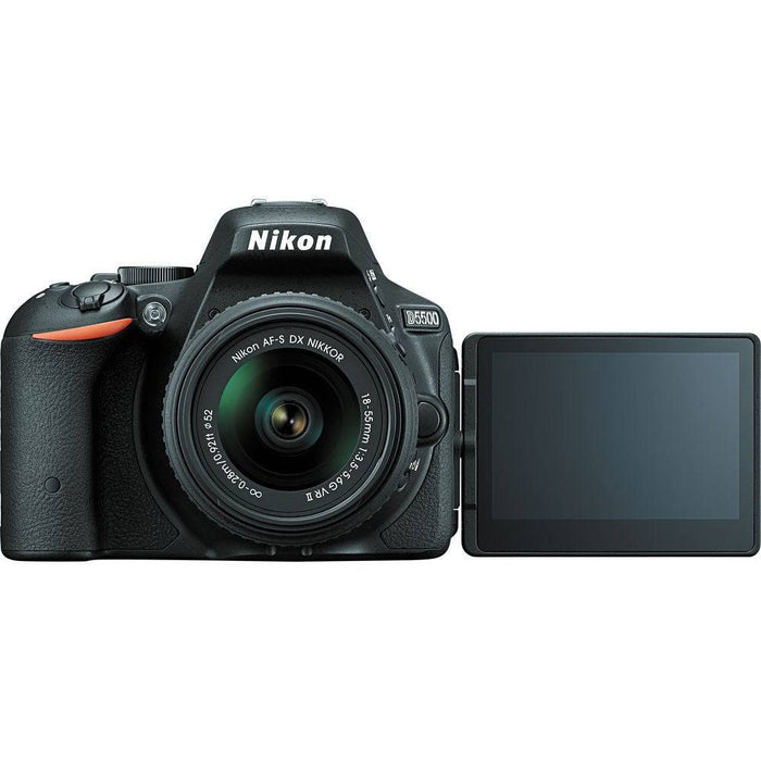 Nikon D5500/D5600 DSLR Camera with 18-55mm VR II Lens (Black) USA