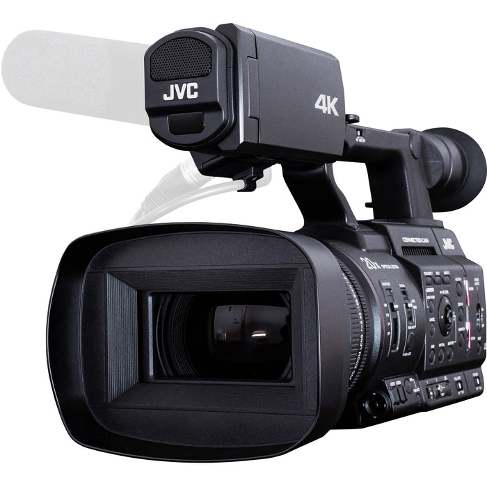 JVC GY-HC550 Handheld Connected Cam 1&quot; 4K Broadcast Camcorder with 2X SanDisk Extreme 64GBs, 72&quot; Tripod, Tripod Dolly, Camcorder Case, Supreme Bundle