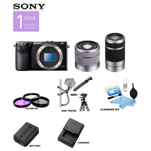 Sony Alpha NEX-7 w/18-55mm & w/55-210mm Lens USA