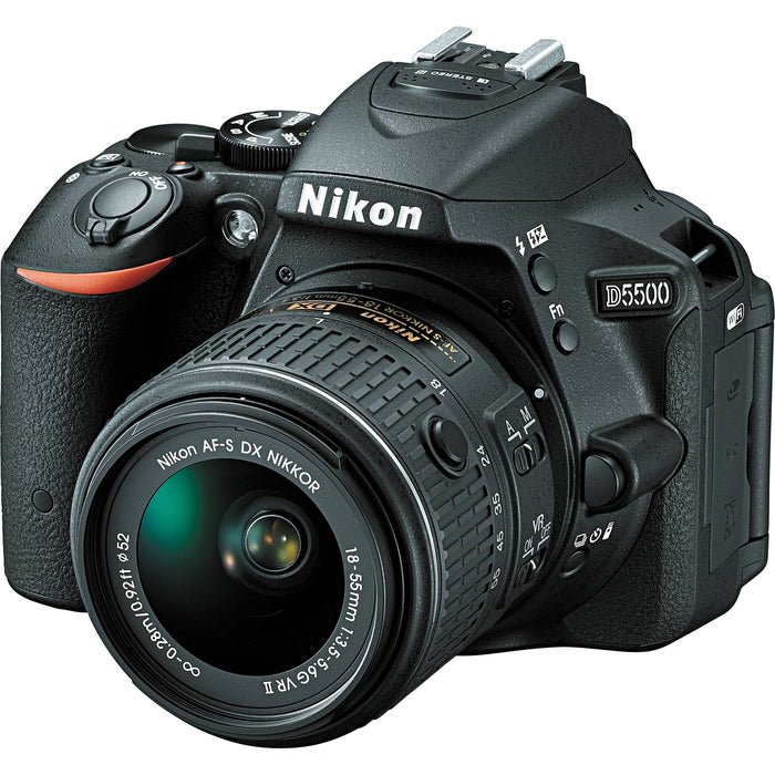 Nikon D5500/D5600 DSLR Camera with 18-55mm VR II Lens (Black)