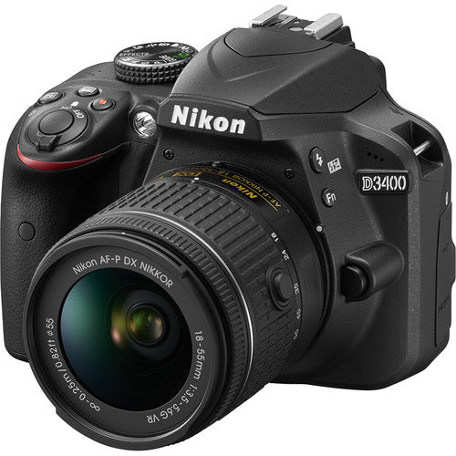 Nikon D3400/D3500 DSLR Camera with 18-140mm VR Lens | 64GB MC| Backpack| Filters| And More Bundle