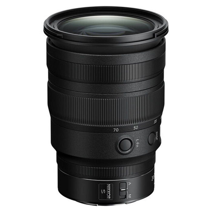 Nikon NIKKOR Z 24-70mm f/2.8 S Lens with Backpack + Extension Kit + Filter Set &amp; Accessory Bundlle