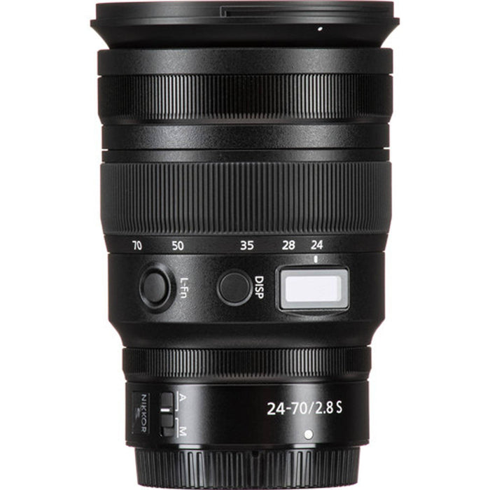 Nikon NIKKOR Z 24-70mm f/2.8 S Lens with Monopod, Filter Kit &amp; Accessories Bundle
