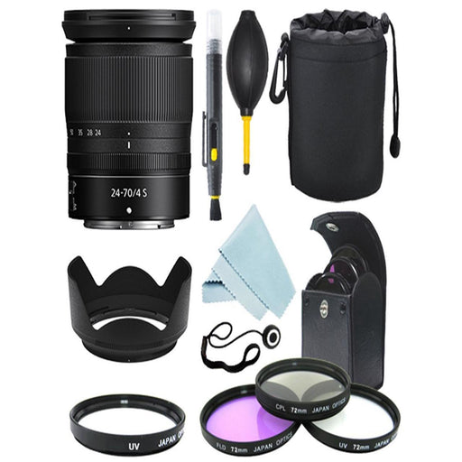Nikon NIKKOR Z 24-70mm f/2.8 S Lens and Accessory Bundle