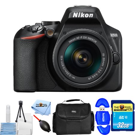 Nikon D3500 DSLR Camera with 18-55mm VR Lens Starter Kit USA Model