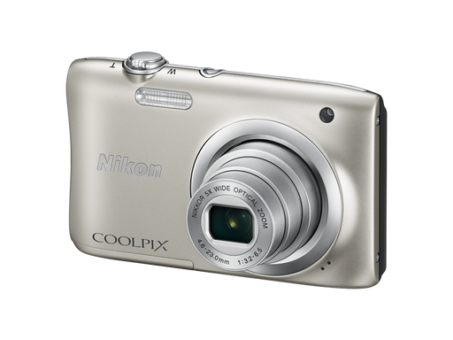 Nikon COOLPIX A100 compact Digital Camera - (Silver)