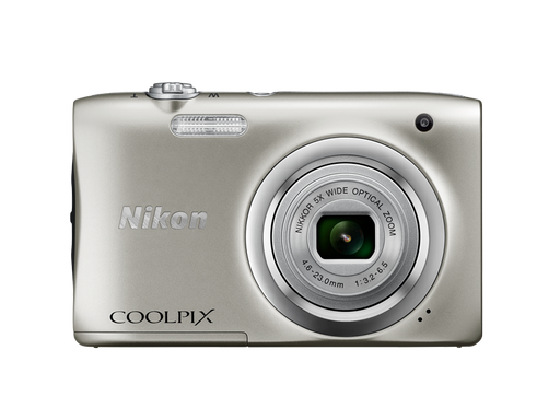 Nikon COOLPIX A100 compact Digital Camera - (Silver)
