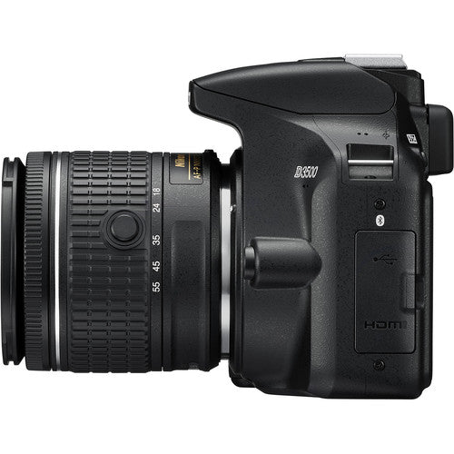 Nikon D3400/D3500 DSLR Camera with 18-55mm Lens & AF-P DX 70-300MM G ED, Nikon 35MM 1.8G AF-S, Nikon 85MM 3.5G AF-S ED VR Mega Bundle
