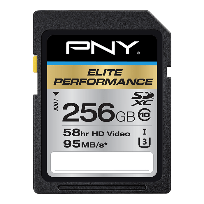PNY Technologies 128GB Elite Performance UHS-1 SDXC Memory Card (U3, Class 10)