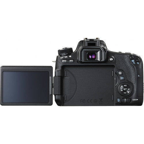 Canon EOS Rebel T7i/800D DSLR Camera with 18-55mm Lens & 64GB Dual Battery & Mic Pro Video Bundle
