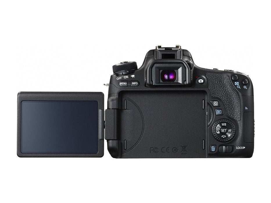 Canon EOS Rebel T6i/800D DSLR Camera with 18-55mm and 70-300mm Lens Bundle
