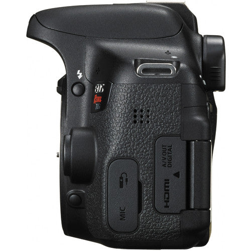 Canon EOS Rebel T6i/800D DSLR Camera with 18-55mm IS STM and 75-300mm Cleaning cloth DSLR Bag kit