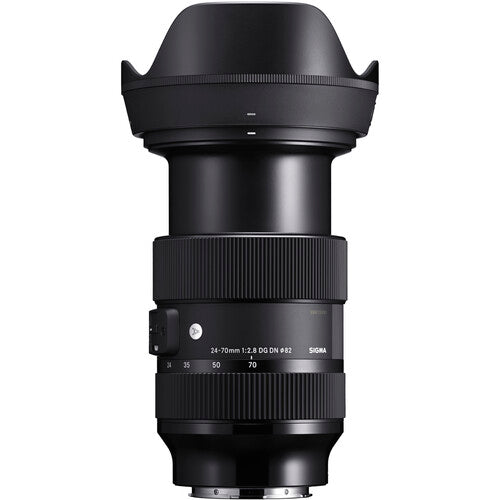 Sigma 24-70mm F/2.8 DG DN Art Lens for Sony E with Tripod + UV Filter + A-Cell Accessory Bundle