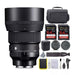 Sigma 85mm f/1.4 DG DN Art Lens for Sony E with Advanced Travel Kit