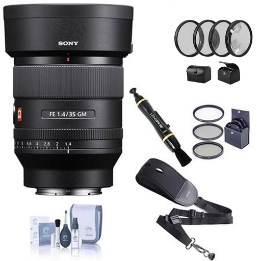 Sony FE 35mm f/1.4 GM Lens Accessory Starter Kit Bundle