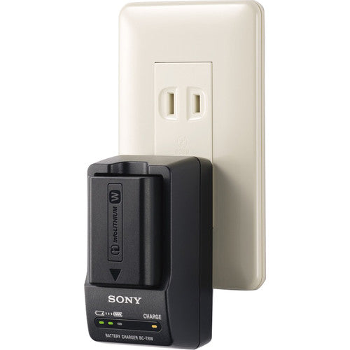 Sony BC-TRW W Series Battery Charger (Black) - NJ Accessory/Buy Direct & Save