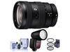 Sony E 16-55mm f/2.8 G Lens - Flashpoint Zoom Li-on X R2 TTL Round Flash Kit