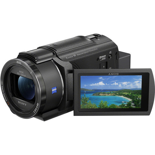 Sony FDR-AX43A UHD 4K Handycam Camcorder with 2x 32GB MCs Essential Video Bundle - NJ Accessory/Buy Direct & Save