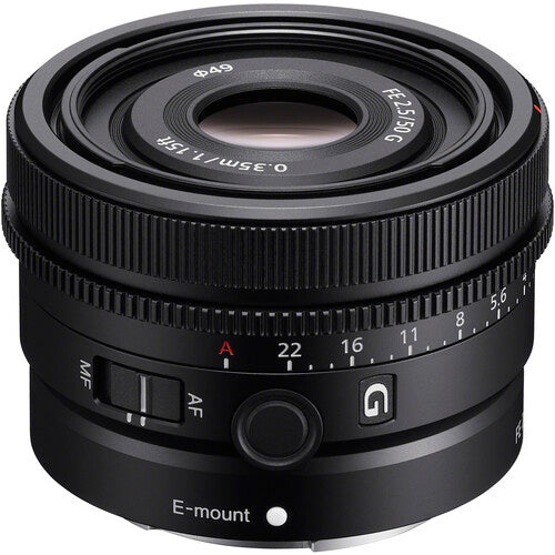 Sony FE 50mm f/2.5 Ultra-Compact G Lens with Accessories Kit
