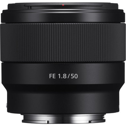 Sony FE 50mm f/1.8 Lens w/ 32GB Memory and Lens Bundle