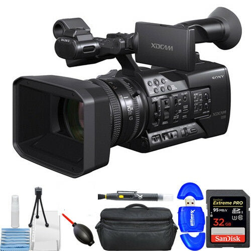 Sony PXW-X160 Full HD XDCAM Handheld Camcorder Starter 32GB X-Large Case Bundle