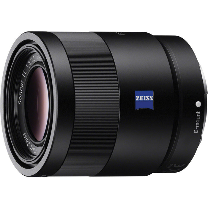 Sony Sonnar T* FE 55mm f/1.8 ZA Lens with Professional Bundle Filter Bundle