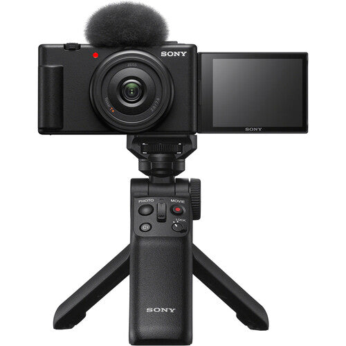 Sony ZV-1F Digital Camera with 72'' Monopod, 64GB Sandisk Ultra PLUS Memory Card, Carrying Case BUNDLE - NJ Accessory/Buy Direct & Save