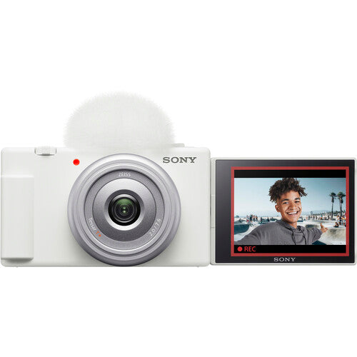 Sony ZV-1F Digital Camera with 72'' Monopod, 64GB Sandisk Ultra PLUS Memory Card, Carrying Case BUNDLE - NJ Accessory/Buy Direct & Save