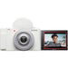 Sony ZV-1F Digital Camera with 72'' Monopod, 64GB Sandisk Ultra PLUS Memory Card, Carrying Case BUNDLE - NJ Accessory/Buy Direct & Save