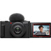 Sony ZV-1F Digital Camera with 72'' Monopod, 64GB Sandisk Ultra PLUS Memory Card, Carrying Case BUNDLE - NJ Accessory/Buy Direct & Save