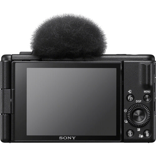Sony ZV-1F Digital Camera with 72'' Monopod, 64GB Sandisk Ultra PLUS Memory Card, Carrying Case BUNDLE - NJ Accessory/Buy Direct & Save