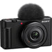 Sony ZV-1F Digital Camera with 72'' Monopod, 64GB Sandisk Ultra PLUS Memory Card, Carrying Case BUNDLE - NJ Accessory/Buy Direct & Save