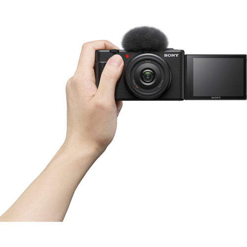Sony ZV-1F Digital Camera with 72'' Monopod, 64GB Sandisk Ultra PLUS Memory Card, Carrying Case BUNDLE - NJ Accessory/Buy Direct & Save