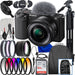 Sony Alpha ZV-E10 Mirrorless Camera with 16-50mm Lens (Black) - Deluxe Accessory Bundle