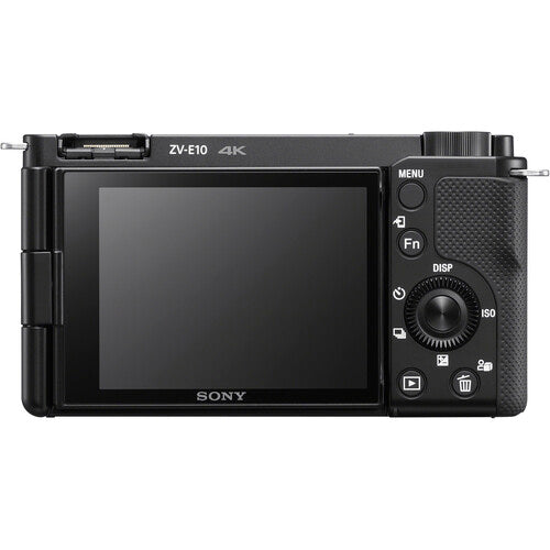 Sony ZV-E10 Mirrorless Camera (Black, Body Only)