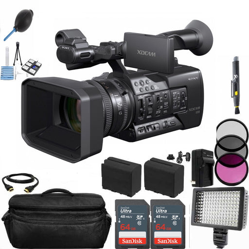 Sony PXW-X180 Full HD XDCAM Handheld Camcorder with 2X Spare Batteries | 2X 64GB Memory Cards | Filter Kit & More