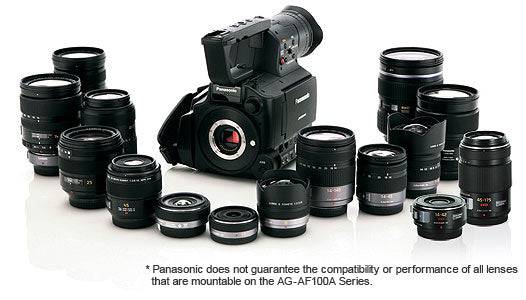 Panasonic AG-AF100A/102 Digital Cinema Camcorder